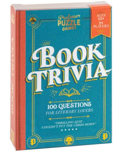 Joc de societate Professor Puzzle - Book Trivia - 1