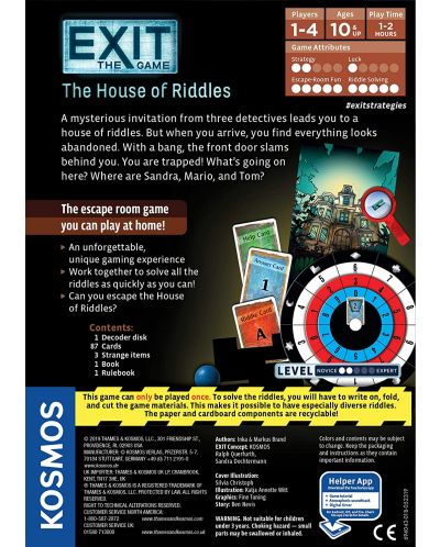 Joc de societate Exit: The House of Riddles - de familie - 2
