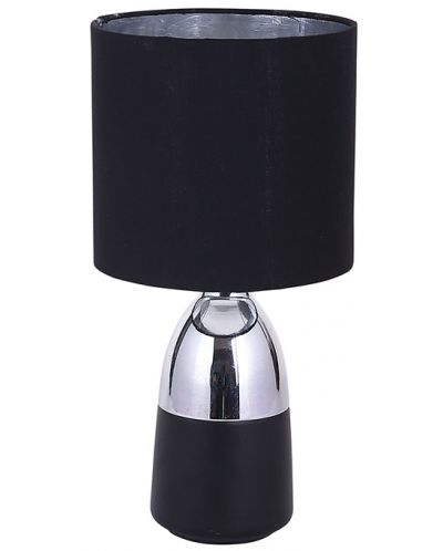 Lampă de masă ADS - ceramică, negru/argintiu - 1