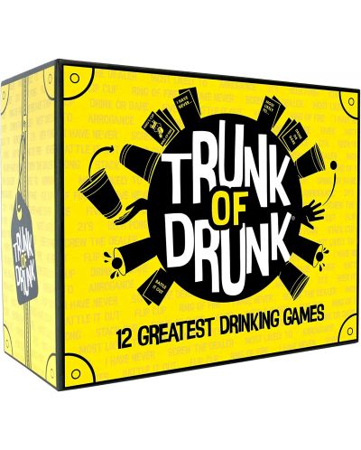 Joc de societate Trunk of Drunk: 12 Greatest Drinking Games - petrecere - 1