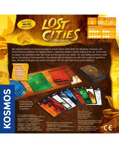 Joc de societate Lost Cities: The Card Game - de familie - 3