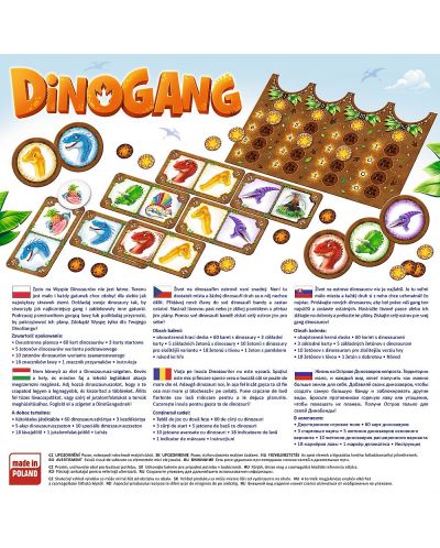 Joc de societate Dinogang - Pentru copii - 2