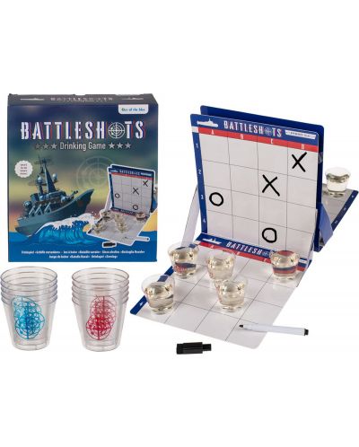 Joc de societate Battleshots Drinking Game - pentru petrecere - 1
