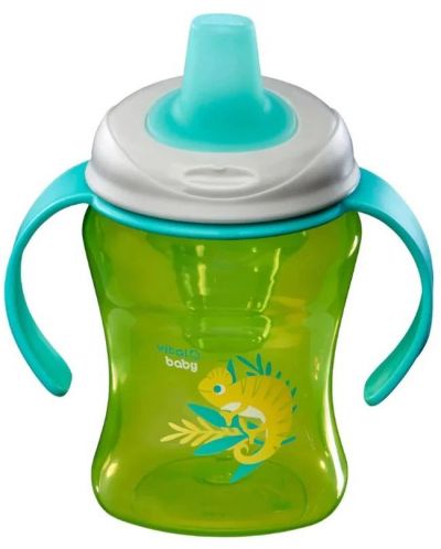 Ceașcă antiderapantă cu mânere detașabile Vital Baby - Verde, 260 ml	 - 3