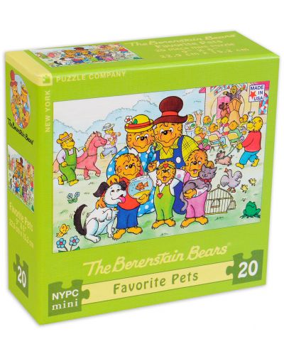 Puzzle New York Puzzle de 20 piese - Animalele de companie preferate - 1