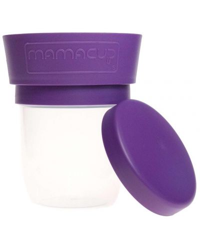 Ceasca pentru gustari fara varsare Mamacup - Violet, 400 ml - 1