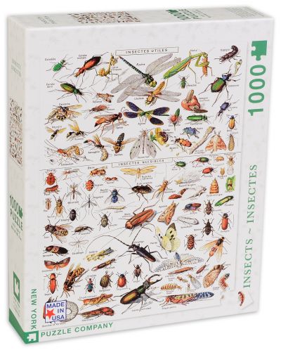 Puzzle New York Puzzle de 1000 piese - Insecte - 1