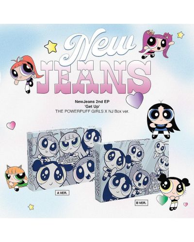 NewJeans - Get Up, The Powerpuff Girls X NJ Box, Version A (CD Box