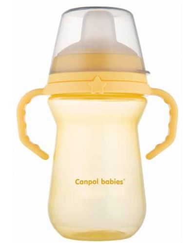 Cană antiderapantă Canpol - 250 ml, galbenă - 1