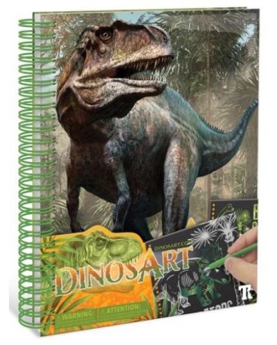 Creative Scratch Book Nebulous Stars - Dinozauri - 1