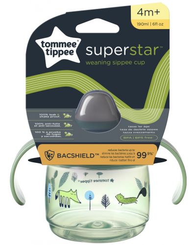 Tommee Tippee - Superstar, 190 ml, verde - 4