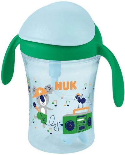 NUK - Cupa Motion, 230 ml, verde - 1
