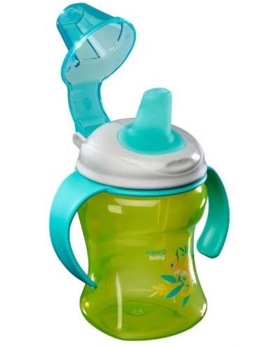 Ceașcă antiderapantă cu mânere detașabile Vital Baby - Verde, 260 ml	 - 2