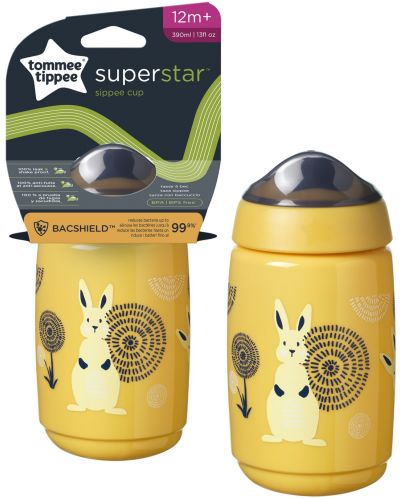 Tommee Tippee - Superstar, 390 ml, galben - 4