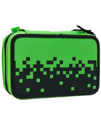 Penar școlar echipat Minecraft - Creeper Head, 3 fermoare - 2