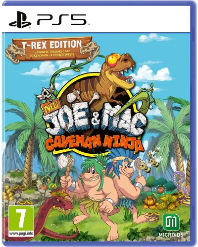 New Joe & Mac: Caveman Ninja - T-Rex Edition (PS5) - 1