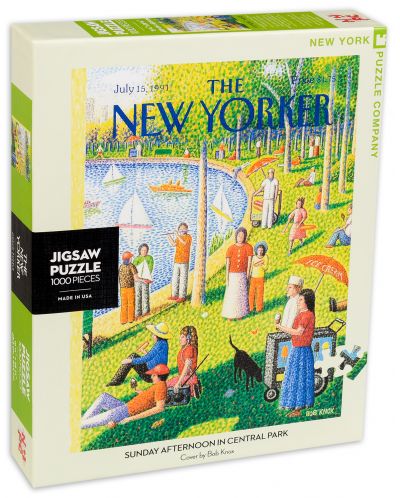 Puzzle New York Puzzle de 1000 piese - O dupa-amiaza de duminica in Central Park - 1