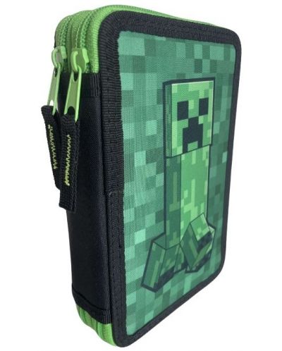 Penar echipat Minecraft - Creeper Green, 2 fermoare - 1