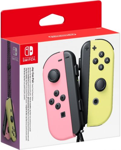Nintendo Switch Joy-Con (set de controlere) roz/galben - 1