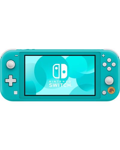 Nintendo Switch Lite - Turquoise, Animal Crossing: New Horizons Bundle - Timmy & Tommy Aloha Edition	 - 2