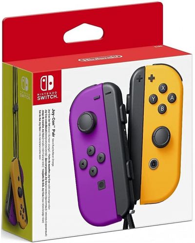 Nintendo Switch Joy-Con (set controllere) mov/portocaliu - 1