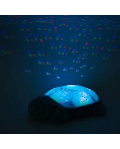 Proiector de lumină de noapte cu melodii Cloud B - Broască-țestoasă, aqua - 2