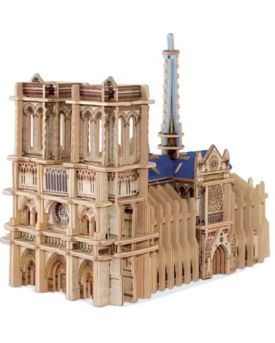 Puzzle 3D din lemn Educa de 148 piese - Catedrala Notre-Dame - 3