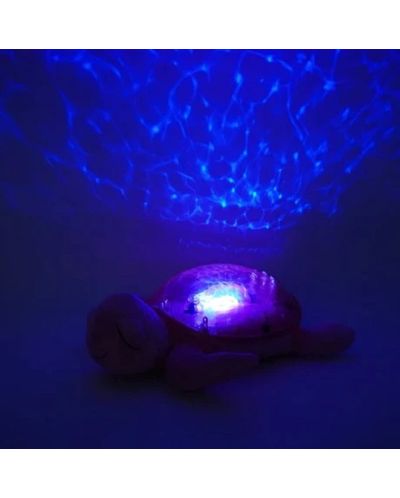 Proiector de lumină de noapte Cloud B - Broască țestoasă de mare, roz - 4