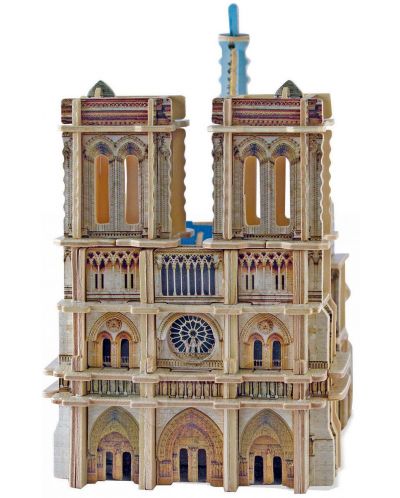 Puzzle 3D din lemn Educa de 148 piese - Catedrala Notre-Dame - 2