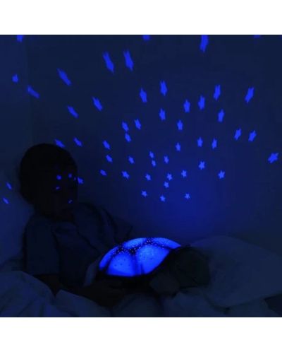Proiector de lumină de noapte Cloud B - Broască-țestoasă, albastru - 5