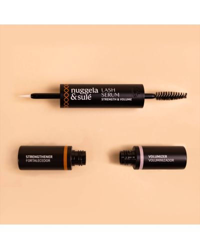 Nuggela & Sulé Ser natural pentru volum și creșterea genelor, 2 x 5 ml - 4