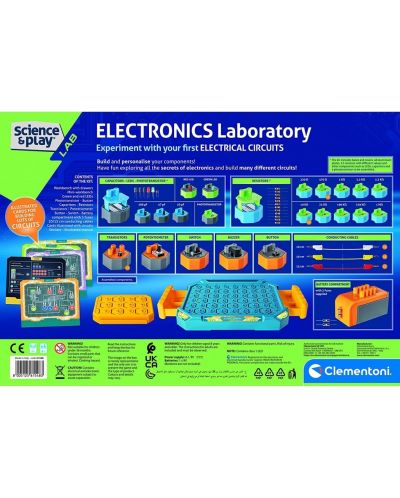 Set educațional Clementoni Science & Play - Laborator de electronică - 8