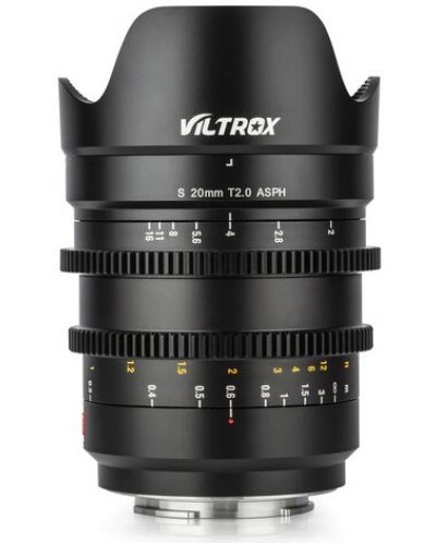 Obiectiv Viltrox - 20mm, T2.0, Sony E - 1
