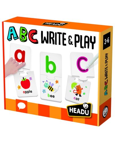 Puzzle educațional Headu ABC - Scrie și Joacă - 1