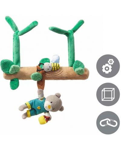 Jucărie educativă pentru cărucior Babyono Play More - Teddy Gardener - 7