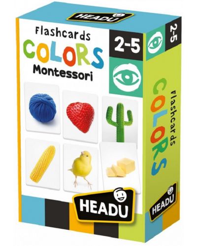 Carti flash educative Headu Montessori - Culori - 1