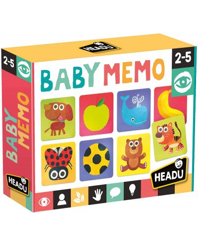 Joc educativ Headu Montessori - Baby memo - 1