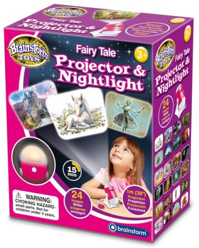 Jucarie educativa Brainstorm - Proiector si lampa de noapte, eroi de poveste - 1