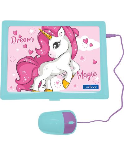 洋楽 BOOKIE Laptop educativ Lexibook - Unicorn, 124 de activități, franceză și