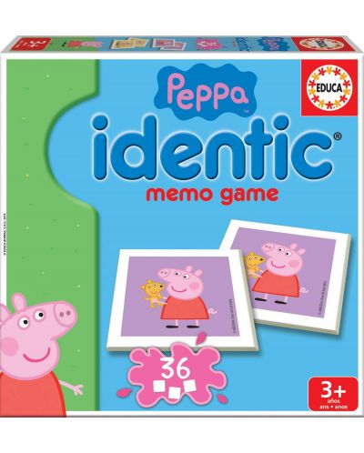 Joc educațional perechi identice Peppa Pig - 1