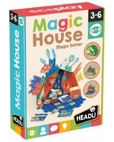 Carti flash educative Headu Montessori - Вълшебна къща - 1