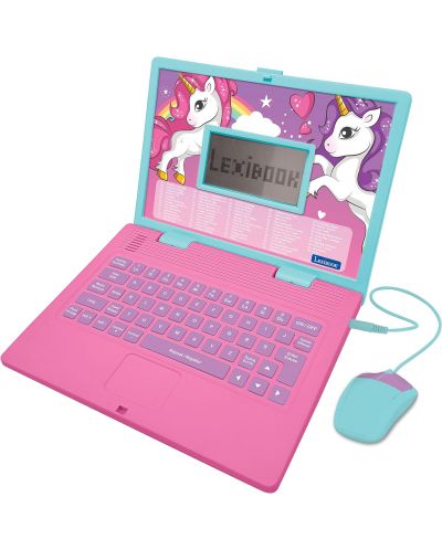 洋楽 BOOKIE Laptop educativ Lexibook - Unicorn, 124 de activități, franceză și