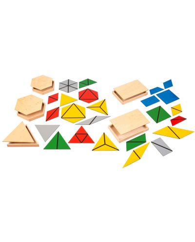 Setul Smart Baby Education - Triunghiuri de construcție, mare - 1