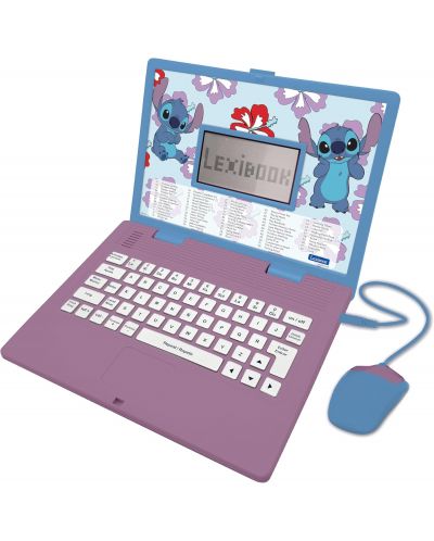 Laptop educativ Lexibook - Stitch, cu 124 de activități, limba bulgară/engleză - 1