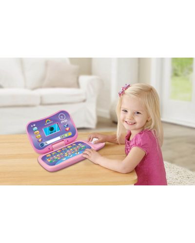 Jucărie educațională Vtech - Laptop, roz - 3