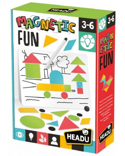 Joc educativ Headu Montessori - Magnetic fun - 1