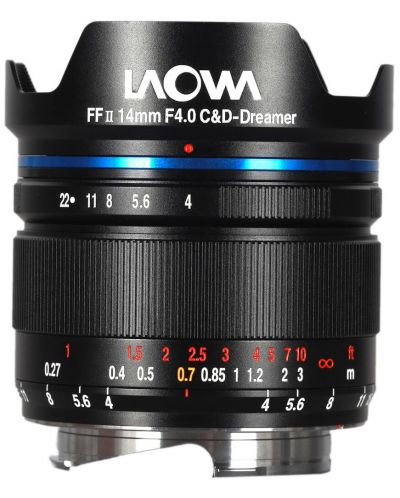 Obiectiv foto Laowa - FF II, 14mm, f/4.0 C&D-Dreamer, за Canon R - 1