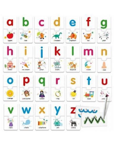 Puzzle educațional Headu ABC - Scrie și Joacă - 2
