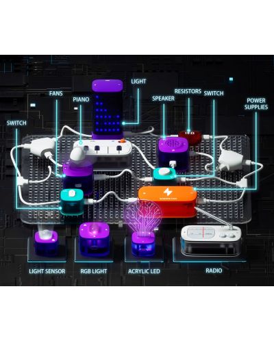 Science Can Education Kit - Circuit electric, 80 de experimente - 9