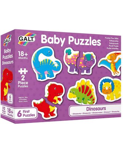 Puzzle educațional Galt - Dinozauri - 1